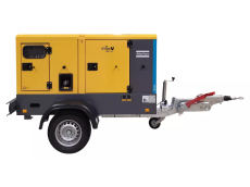 Generátor Atlas Copco QAS 45 Kd vč. silničního podvozku